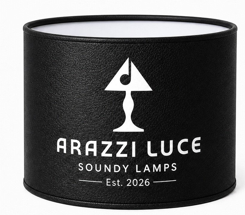 Arazzi Luce, finitura pelle sintetica nera