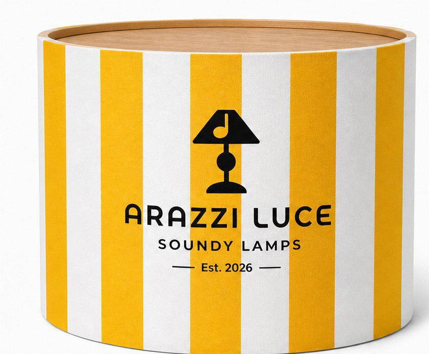 Finitura a righe bianco e giallo, collezione Poly Stripes